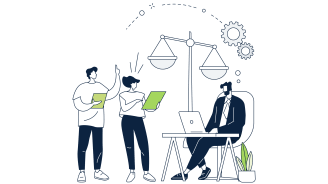 Illustration Waage