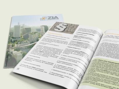 Handbuch ZIA Green Lease 2.0 aufgeklappt